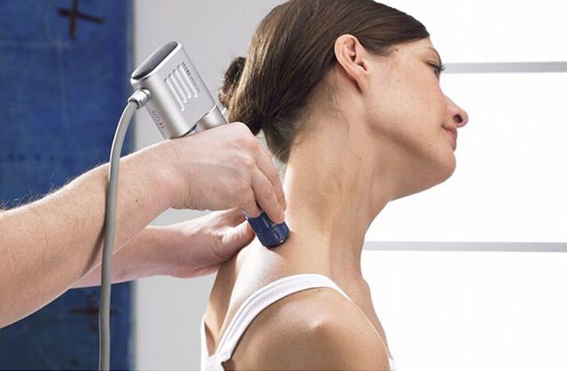 Terapi gelombang kejut untuk osteochondrosis tulang belakang leher